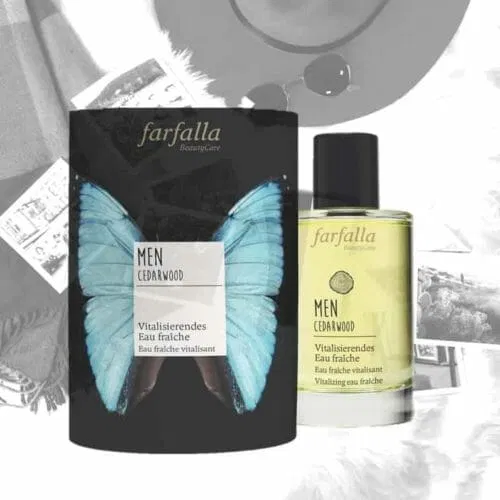 Натуральная освежающая вода Кедр Farfalla