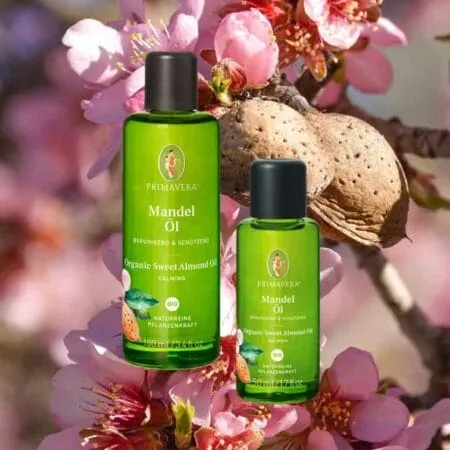 Almond oil organic base oil from Primavera
